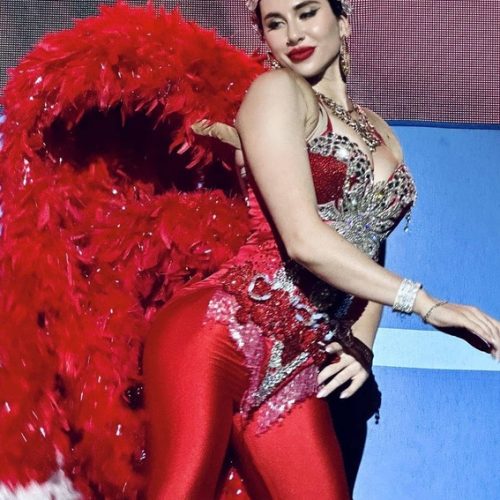 Велком зона в красном