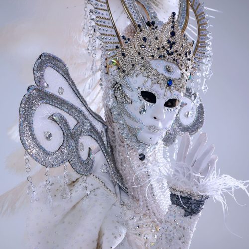 Артисты в венецианском стиле на встречу гостей